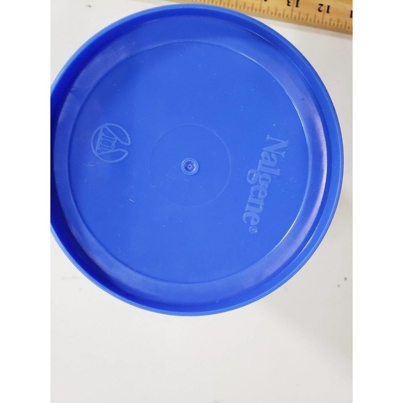 Nalgene Storage Containers 32 Oz Blue Wide Mount Outdoor Durable Tough Versatile - Picture 3 of 5